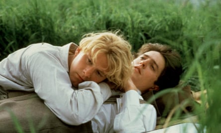 James Wilby and Hugh Grant in Maurice.