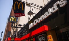 A McDonald's restaurant in Manhattan, New York City.