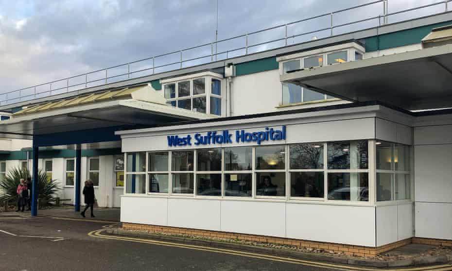 West Suffolk hospital exterior