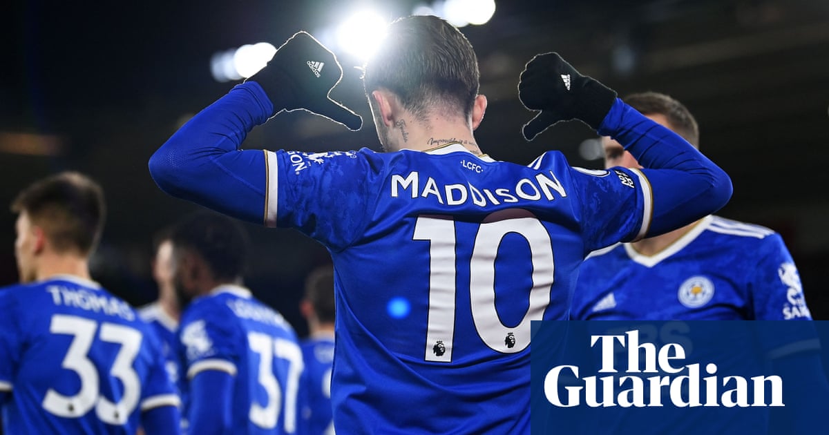 James Maddison’s clinical finish earns Leicester a point at Southampton