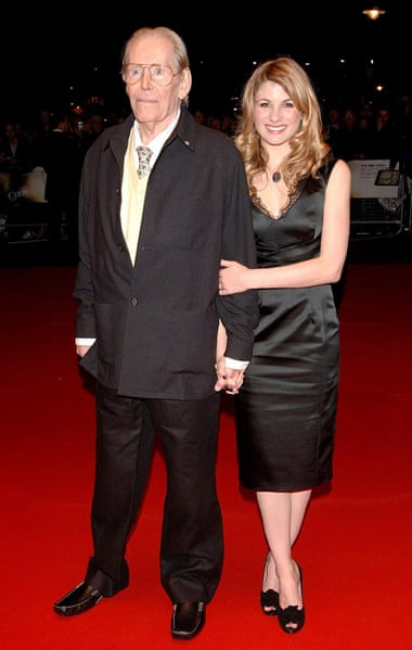 Jodie Whittaker and Peter O’Toole at the London film festival in 2006.