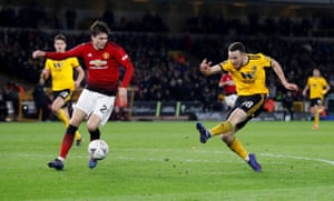 Jota scores against Manchester United in March 2019