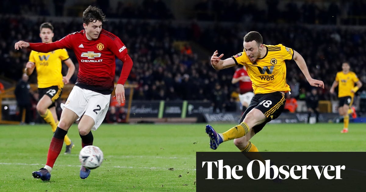 Diogo Jota Goal Vs Manchester United Diogo Jota and Wolves carve apart Manchester United to reach semi