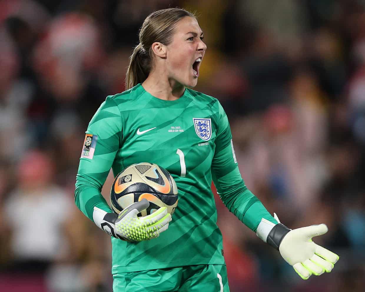 Mary Earps: «Usé mi voz; me enfrenté a un gigante deportivo mundial y gané». Mary Earps: «Usé mi voz; me enfrenté a un gigante deportivo mundial y gané».