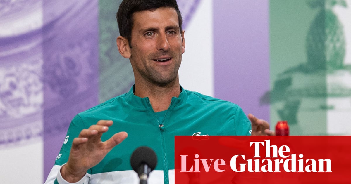 Novak Djokovic appeals in court against cancellation of Australian visa – live updates