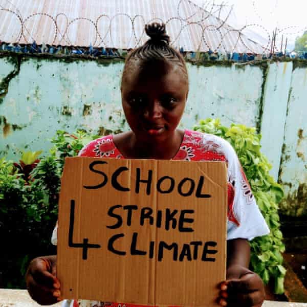 Young climate activist: Roseline Mansaray, 26, Freetown, Sierra Leone.