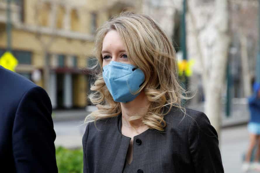 Theranos founder Elizabeth Holmes leaves the federal courthouse in San Jose during her trial.