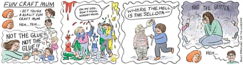 Becky Barnicoat cartoon, panel 1