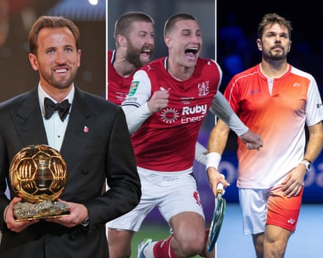Harry Kane, Fleetwood Town and Stan Wawrinka.