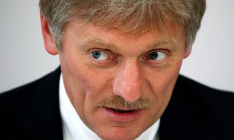 Kremlin spokesman Dmitry Peskov pictured earlier this year.
