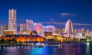 Yokohama’s Minato Mirai waterfront district.