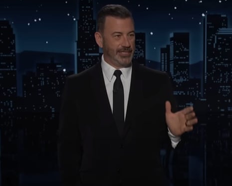 Kimmel on his ratings boost: 'We couldn't have done it without you, Mr President' | Late-night TV roundup | The Guardian