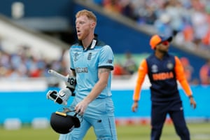 Stokes leaves the field after being dismissed for 79.