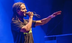 ‘The air of a civil rights orator’ ... Akala performing at Shepherds Bush Empire.