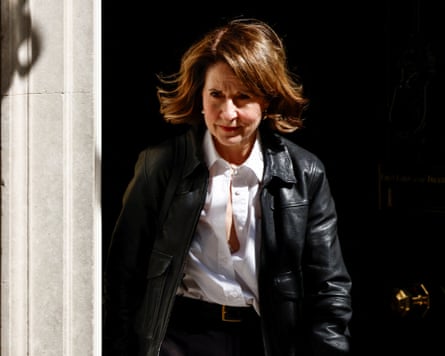 Liz Kendall leaving Downing Street