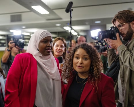 Sagal Abdi-Wali leaves after winning the Holborn and St Pancras by-election.