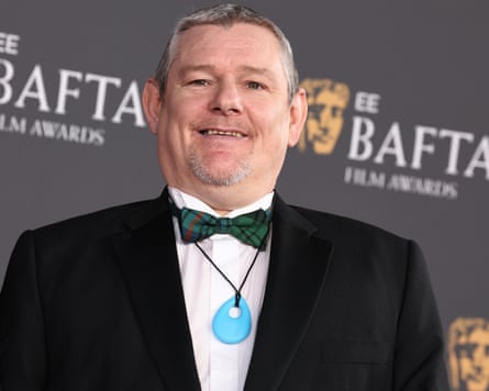 John Davidson, whose life I Swear is based on, at the ceremony.