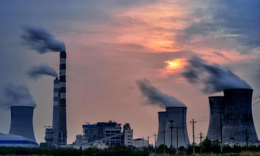 A coal-fired power station in China.