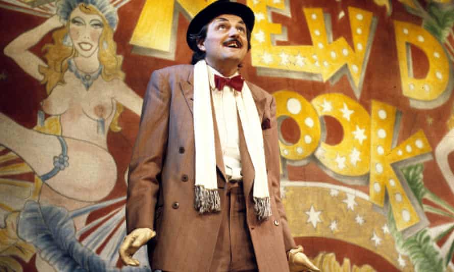 Peter Bowles in The Entertainer at the Shaftesbury theater, 1986.