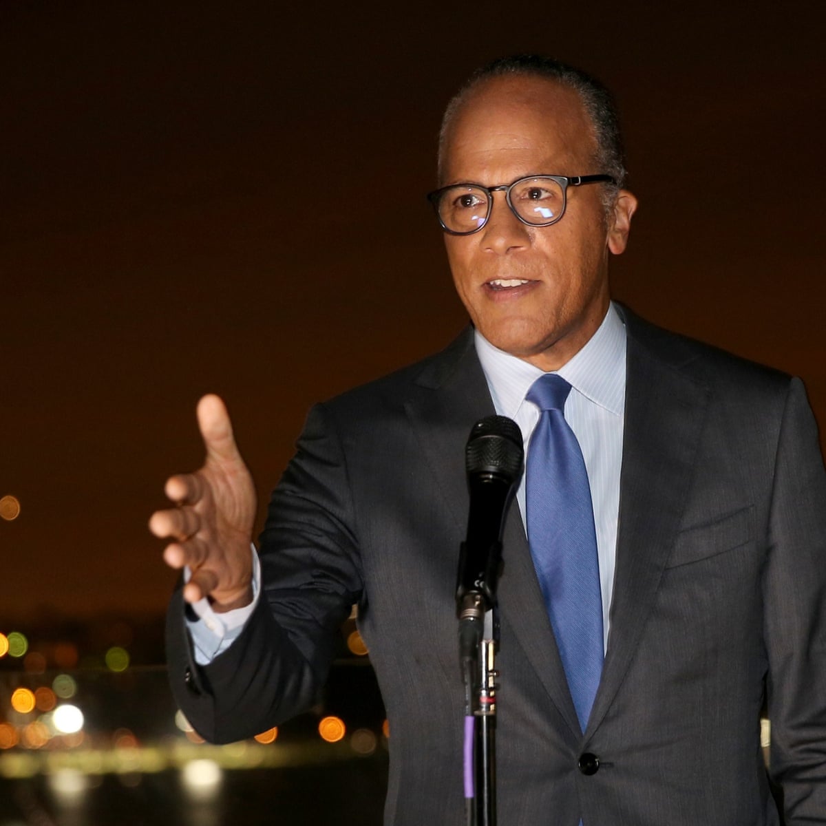 Lester Holt Presidential Debate Moderator And Proven Fact Checker Us Elections 2016 The Guardian