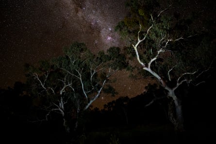 The night sky as seen from the MacDonnell Ranges in Australia’s Central Desert.