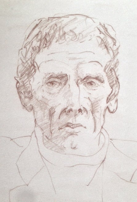 A drawing of Jonathan Sale’s father