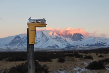 Foxlights self-charge with solar panels have been used to successfully scare away pumas in southern Chile