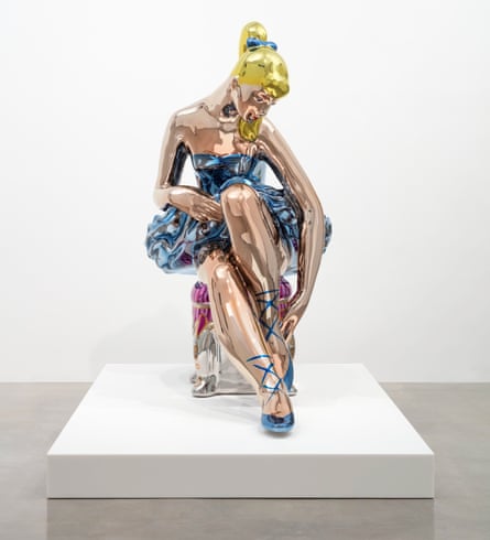 Coming to Oxford … Seated Ballerina, a new work by Koons that will be in the Ashmolean show.