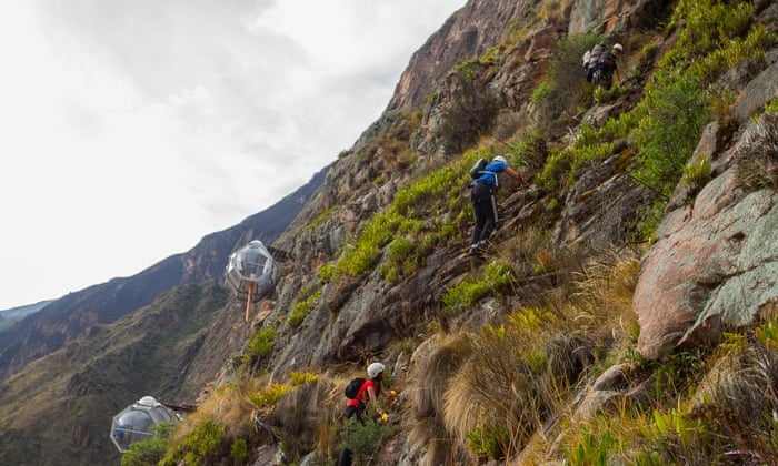 Sleeping In The Sky The Glass Pods In Peru S Sacred Valley Travel The Guardian