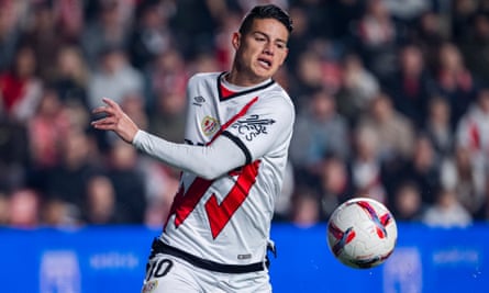 James Rodríguez was released by Rayo Vallecano this week after just one league start.