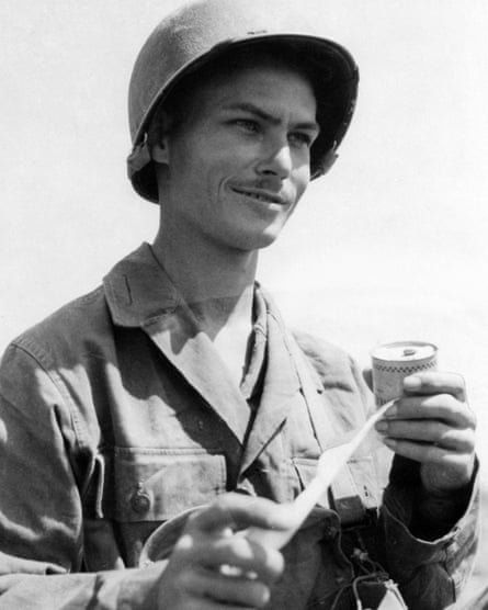 Desmond Doss on Okinawa in 1945.