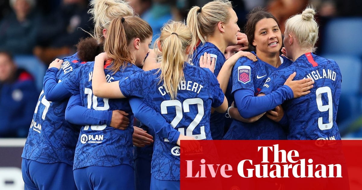 Chelsea 3-1 Reading: Womens Super League – as it happened