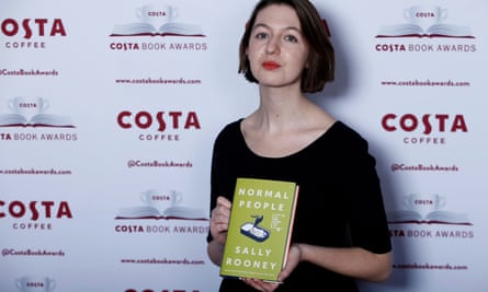 Author Sally Rooney poses for a photograph ahead of the announcement of the winner of the Costa Book Awards 2018 in London.