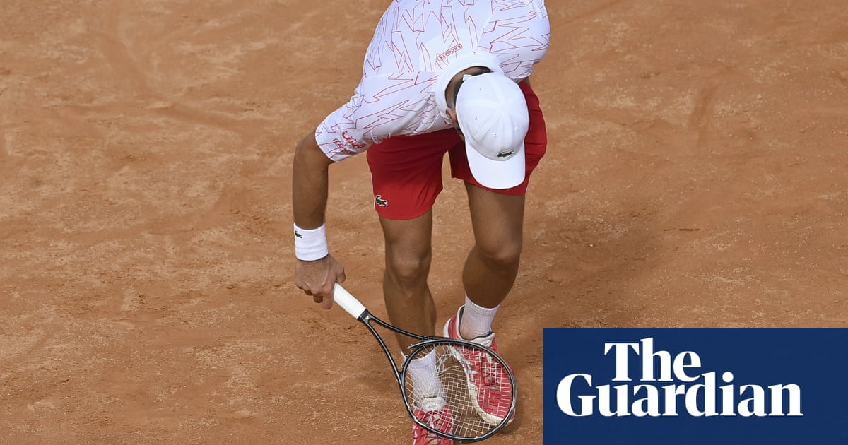 That’s just me: Novak Djokovic loses temper again on court at Italian Open