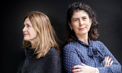 Finola Dwyer (left) and Amanda Posey, producers of Brooklyn which is Oscar-nominated.