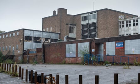 Escuela secundaria de la Academia Baverstock, Druids Heath, que cerró en 2017.