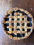 Felicity’s perfect blueberry pie.