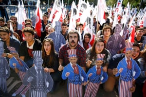 Members of the nationalist Youth Union of Turkey demonstrate during the G20 summit