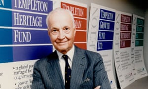 John Templeton pictured in 1990.