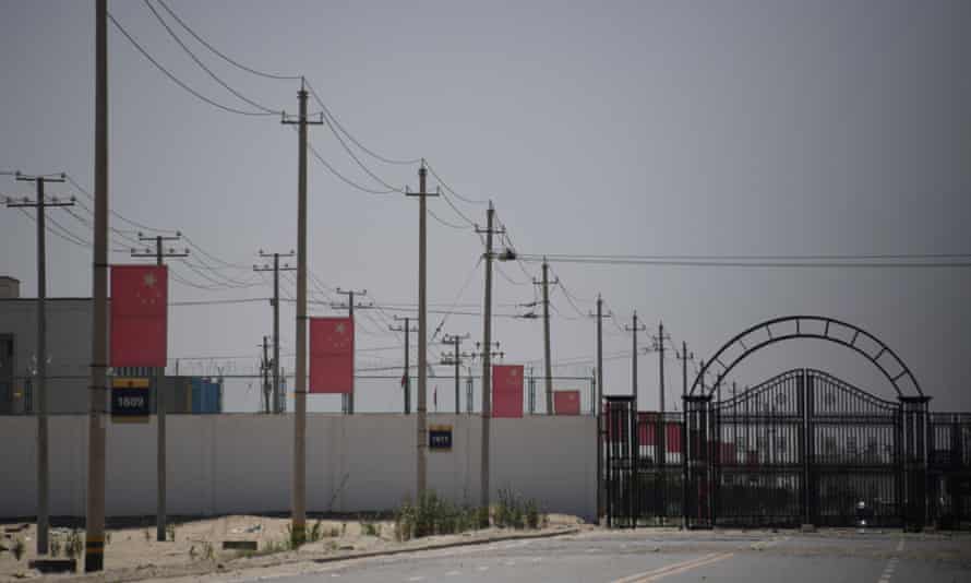 a detention camp in xinjiang