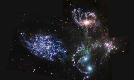 images of galaxies.