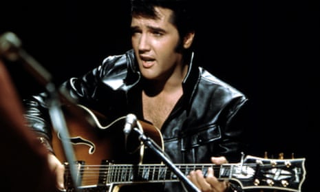 Elvis Presley performing in Burbank, California, in June 1968