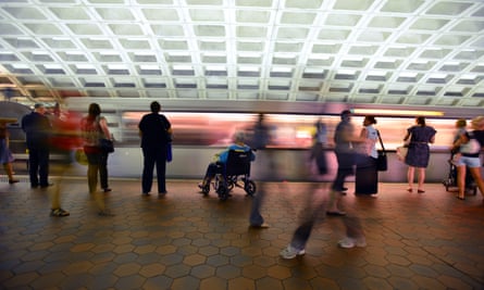 The Washington DC Metro, built in the 1970s with greater accessibility in mind than many of its Victorian counterparts, such as the London underground.