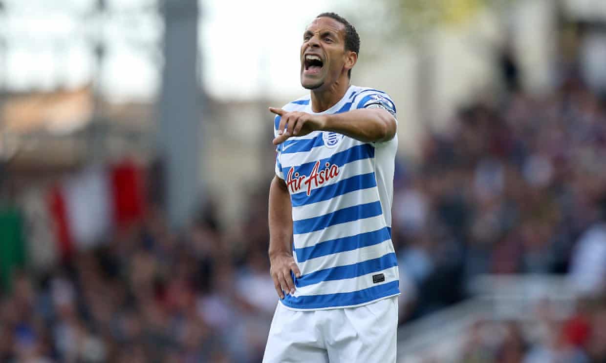 Rio Ferdinand, who was fined £25,000 by the FA for inappropriate language in a tweet.