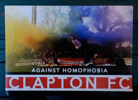 A Clapton Ultras sticker.