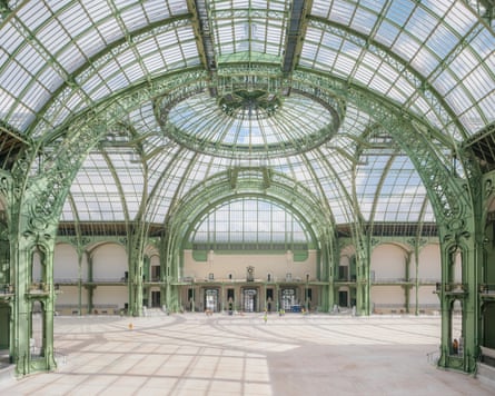 Long-planned … the renovated Grand Palais will be used for the fencing and taekwondo.