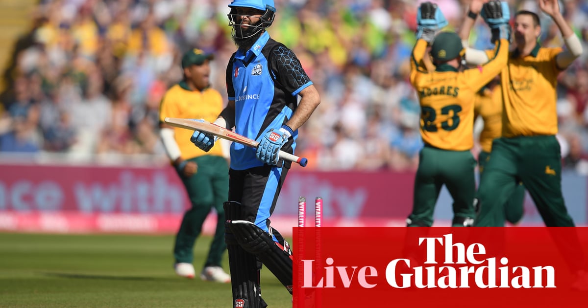 T20 Blast Finals Day: Worcestershire v Nottinghamshire in first semi – live!