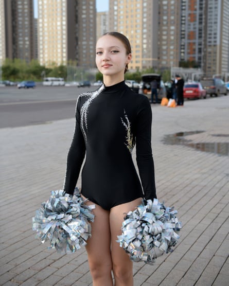  Mula Liana, 14, a cheerleader in Kazakhstan