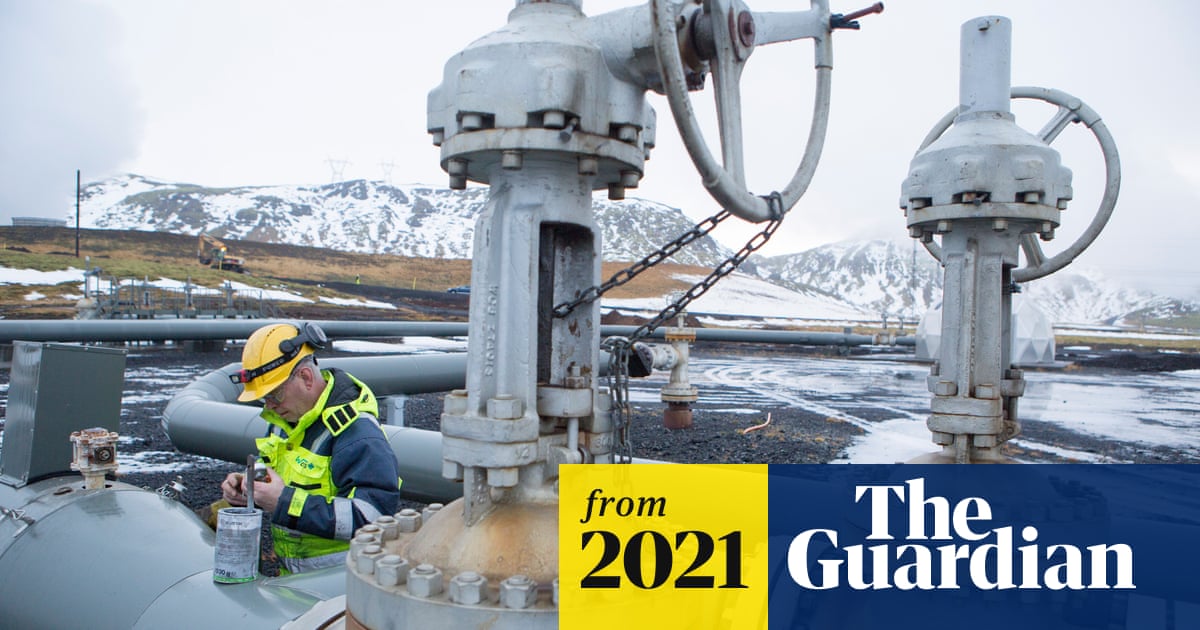 World’s biggest machine capturing carbon from air turned on in Iceland