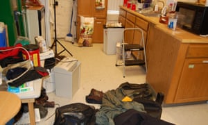 Damage at the Malheur national wildlife refuge in Oregon.